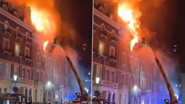 Fire in London Video: 11 Hospitalised After Huge Blaze Erupts at South Kensington Apartment